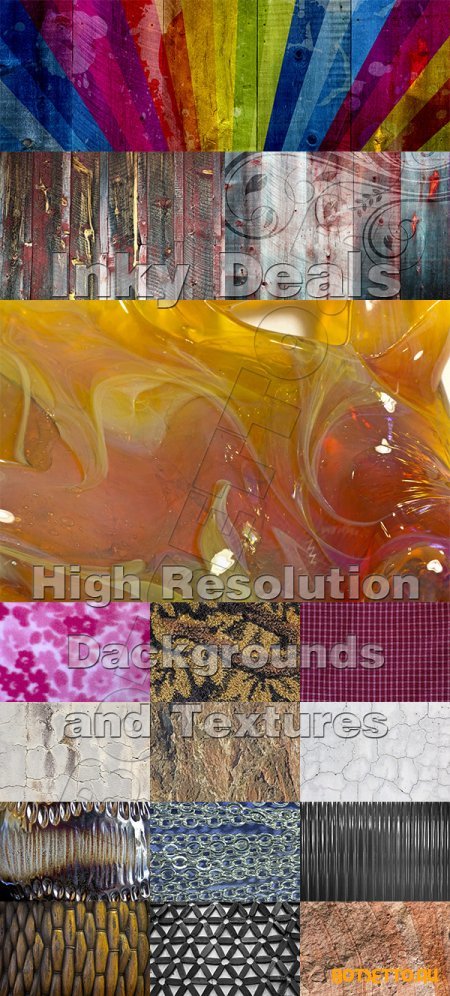 Inky Deals - 300 + High-Resolution Backgrounds and Textures
