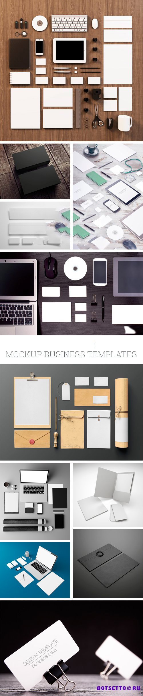 Stock Images - Mockup Business Templates, 25xJPGs