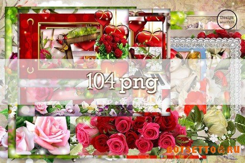 Мега сборник рамок в png – В окружении прекрасных цветов