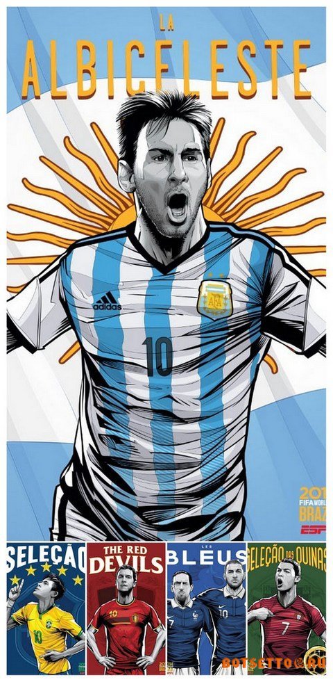 Posters ESPN - FIFA World Cup Brazil 2014