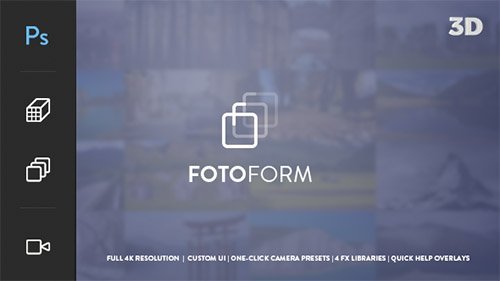 FotoForm - Procedural 4K 3D Photo Animator - Project for After Effects (Videohive)
