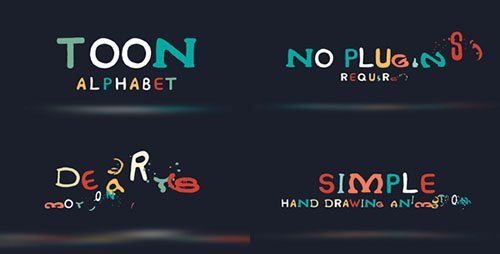 Toon Alphabet - Project for After Effects (Videohive)