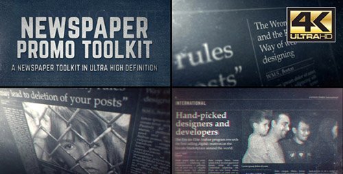 Newspaper Promo Toolkit - Project for After Effects (Videohive)
