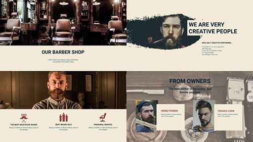 Barber Shop Presentation - Project for After Effects (Videohive)
