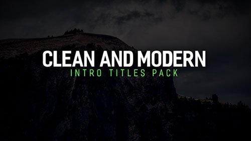 Modern Intro Titles Pack - Project for After Effects (Videohive)