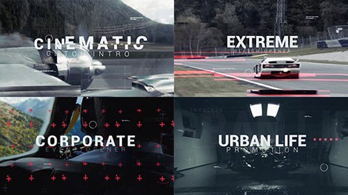 Cinematic Glitch Epic Trailer - Project for After Effects (Videohive)