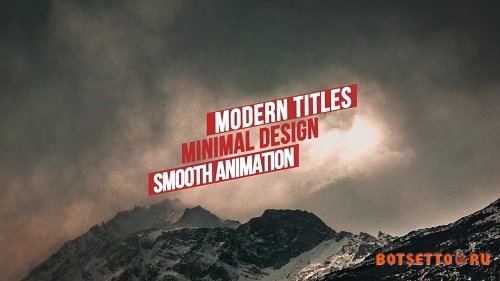 Modern Minimal Titles - After Effects Templates