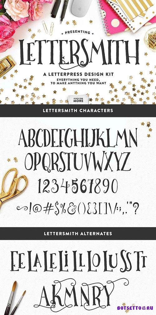 Lettersmith Letterpress Design Kit