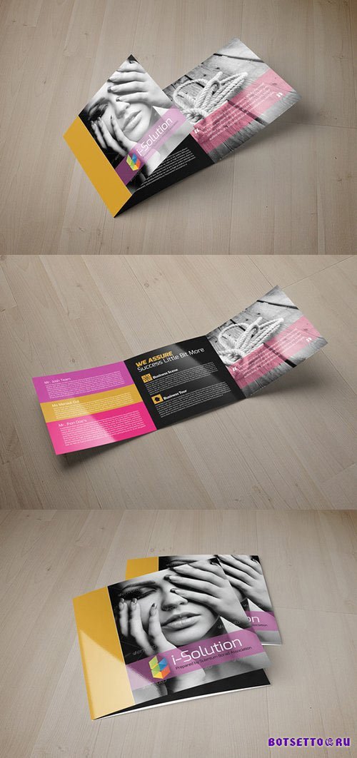 Stylish Square Tri Fold Brochure