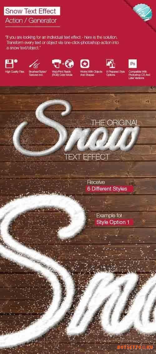 Snow Text Effect / Generator