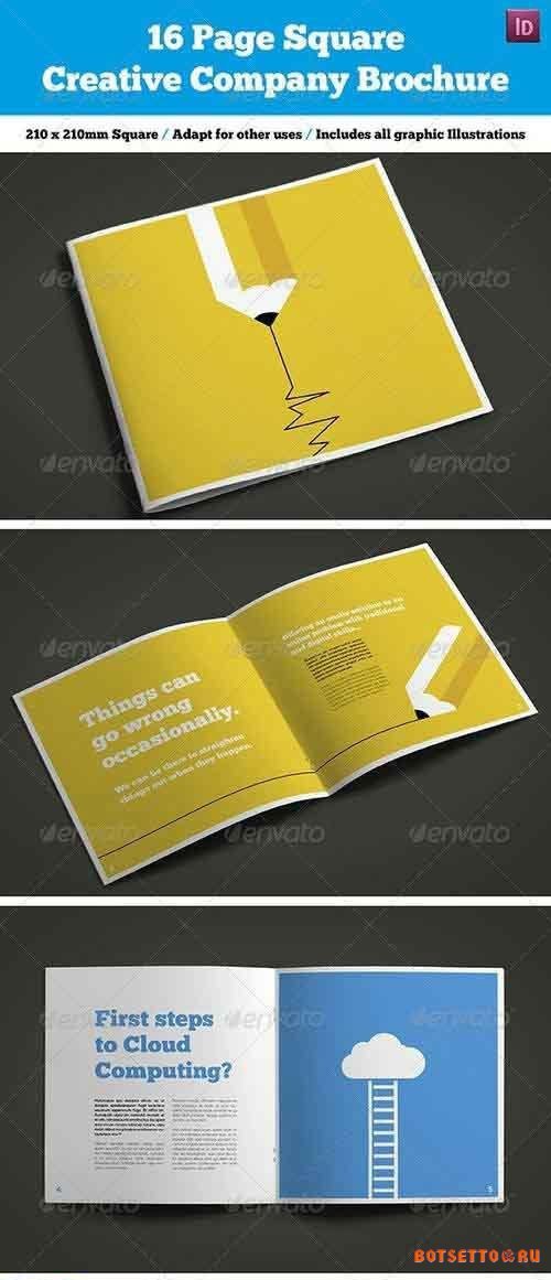 16 Page Square Creative Company Brochure