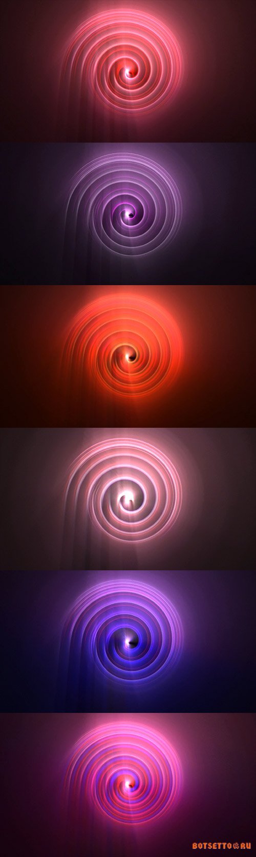 Color Changing Spiral Neon